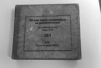 Nabój oświetlający ze spadochronem 5szt