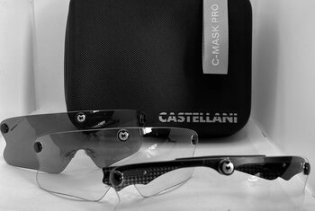 Okulary strzeleckie Castellani C-Mask Pro set 3 Lenses
