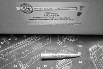 Amunicja 7,62x54R SM op. 200szt